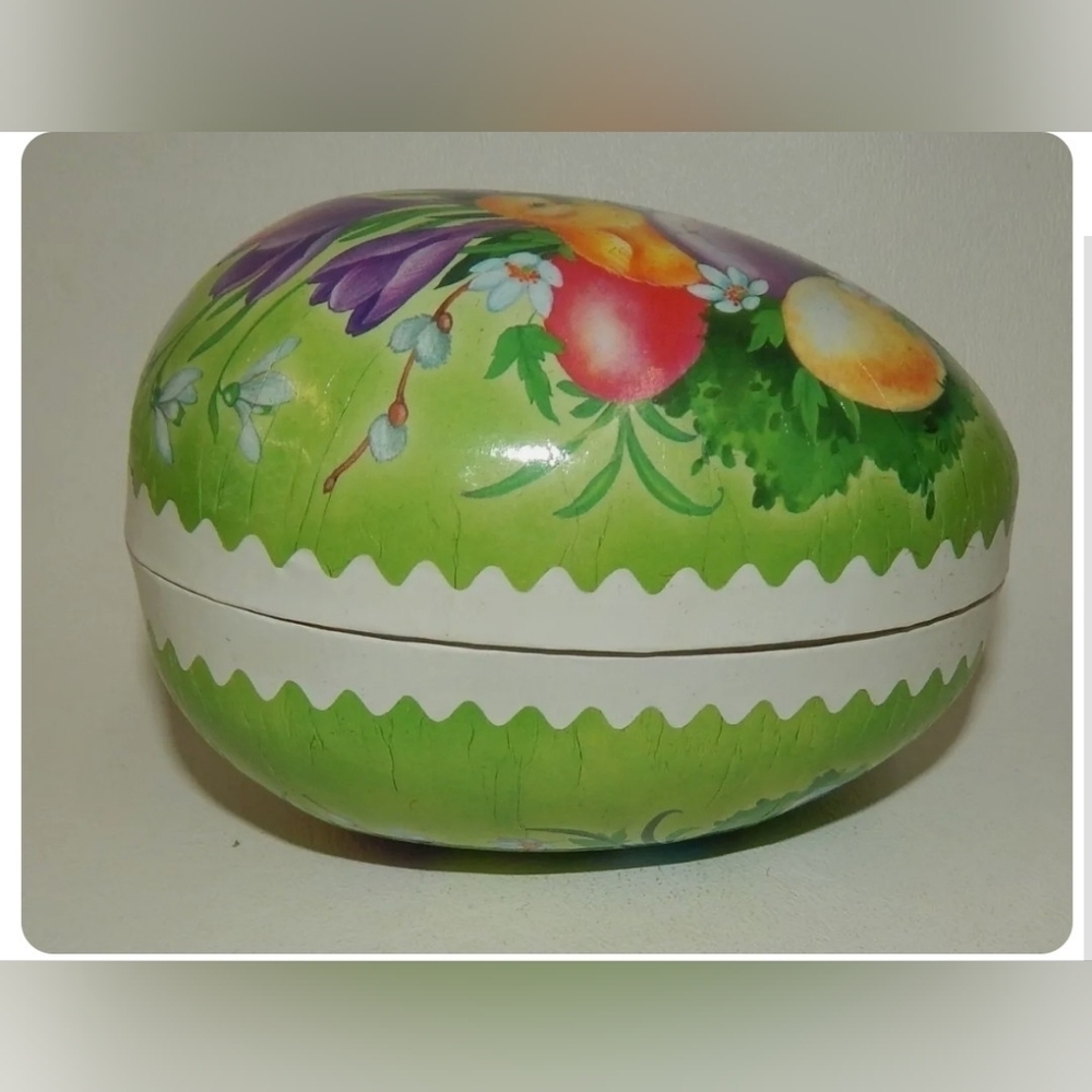 🍋NWOT PAPER MACHE EGG SEALED - Picture 5 of 11